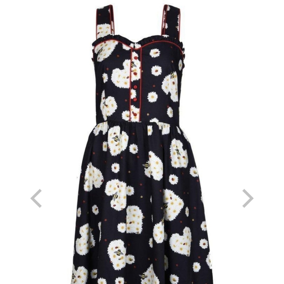 Voodoo Vixen Summer Retro Dress S/M - Picture 4 of 7